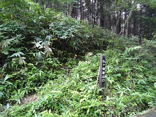 3.ブツブツ登山口