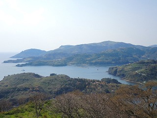 アカハゲ山山頂(中央右奥)