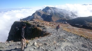 白馬岳から宿舎