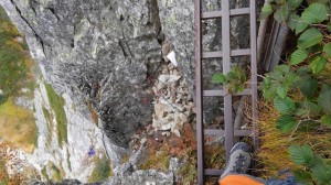 不帰キレット2峰北峰へ6